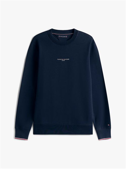 Pullover in felpa con nastro iconico TOMMY HILFIGER | MW0MW33639DW5